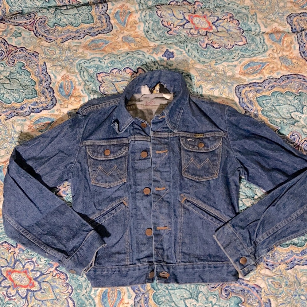 Vintage Maverick brand denim jacket.